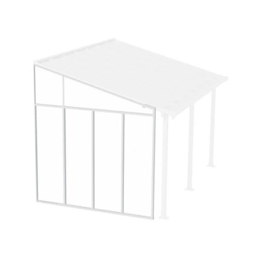 Patio Cover 3 Series Sidewall White Acryl