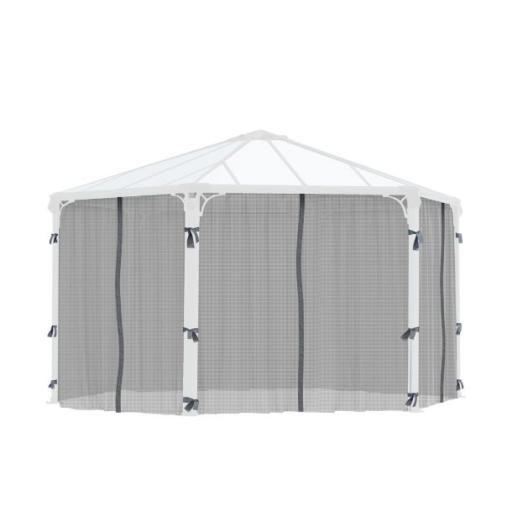Roma / Monaco Hexagonal Gazebo Netting Set