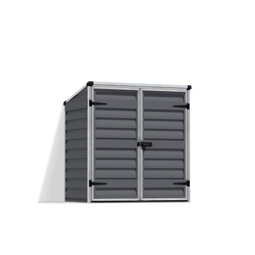 Voyager 3ft x 5ft Garden Shed - Grey Polycarbonate Panels