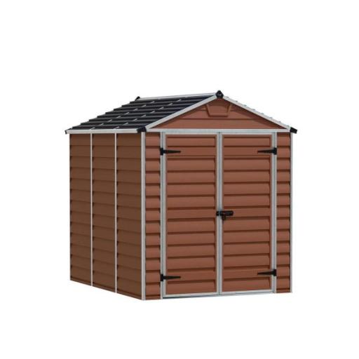 Skylight 6ft x 8ft Garden Shed - Amber Polycarbonate