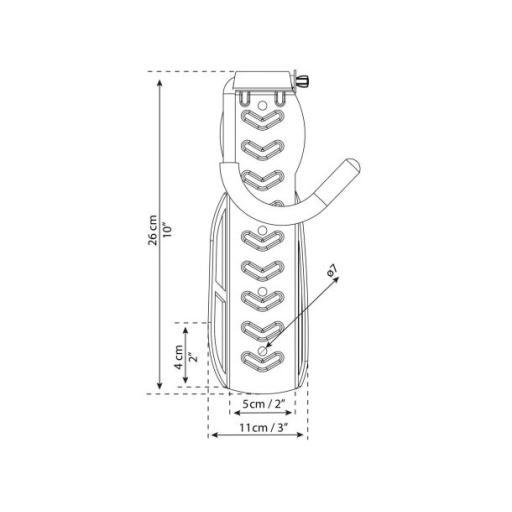 Vertical Bicycle Hanger