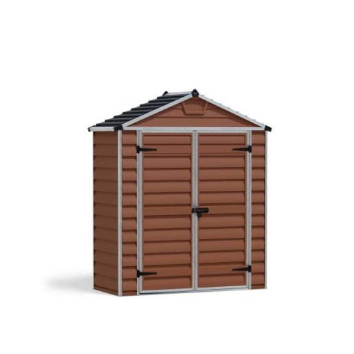 Skylight 6ft x 3ft Garden Shed - Amber Polycarbonate Panels