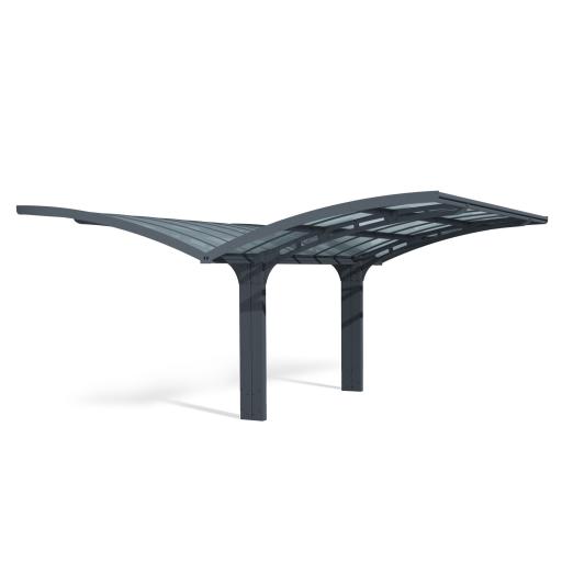Arizona Double 16ft x 19ft Carport Kit - Grey Structure