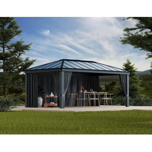 Dallas 14ft x 16ft Gazebo Curtain Set