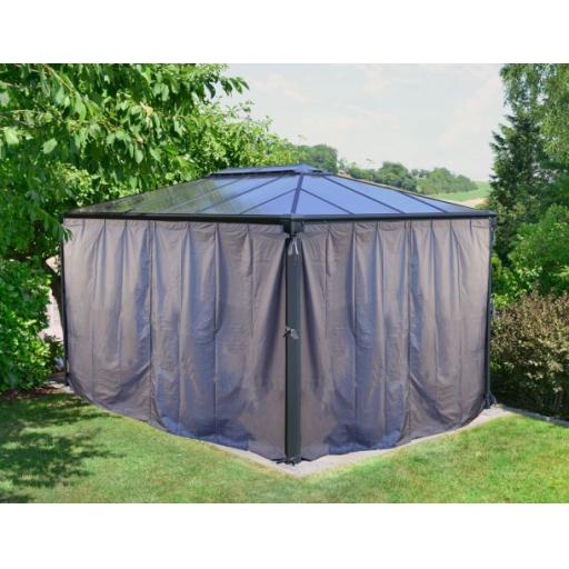 Palermo 3000/3500/3600 + Milano 3000 + Martinique 3600 Gazebo Curtain Set