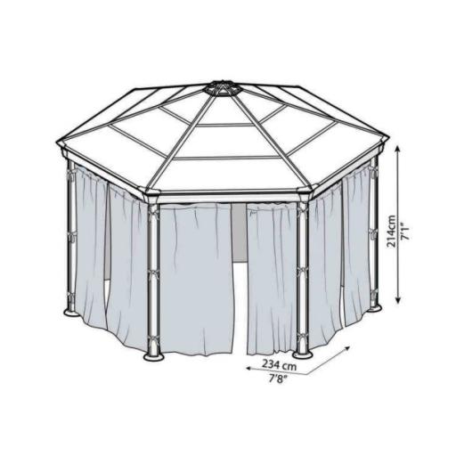 Roma / Monaco Curtain Set