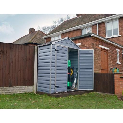 Skylight 6ft x 3ft Garden Shed - Amber Polycarbonate Panels