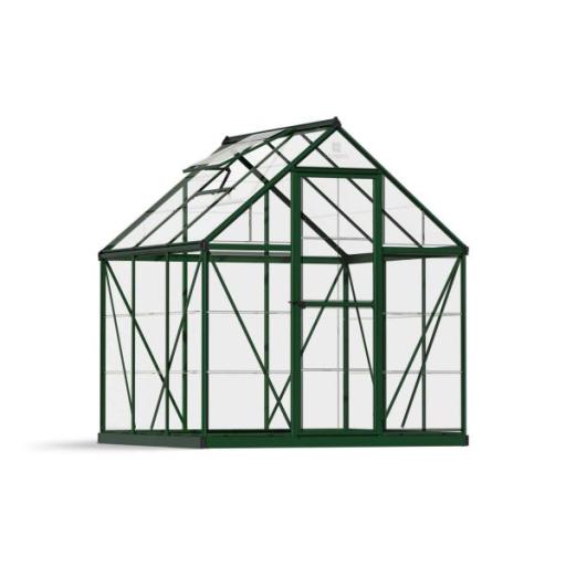 Harmony 6ft x 6ft Polycarbonate Greenhouse - Green Frame