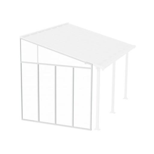 Patio Cover 3 Series Sidewall White Acryl