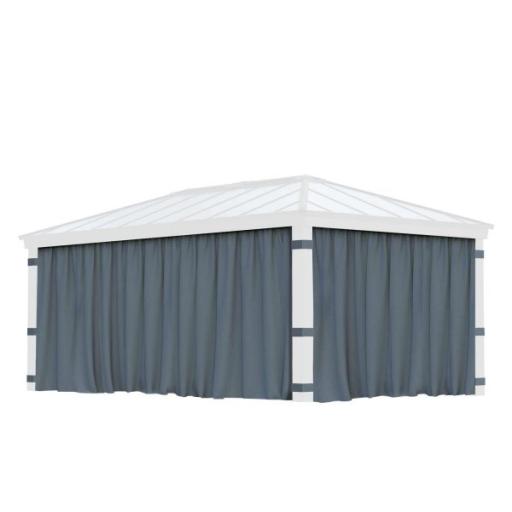 Dallas 12ft x 20ft Gazebo Curtain Set