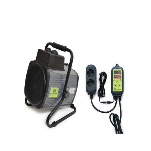Portable Splash Resistant Greenhouse Fan Heater 2400W UK