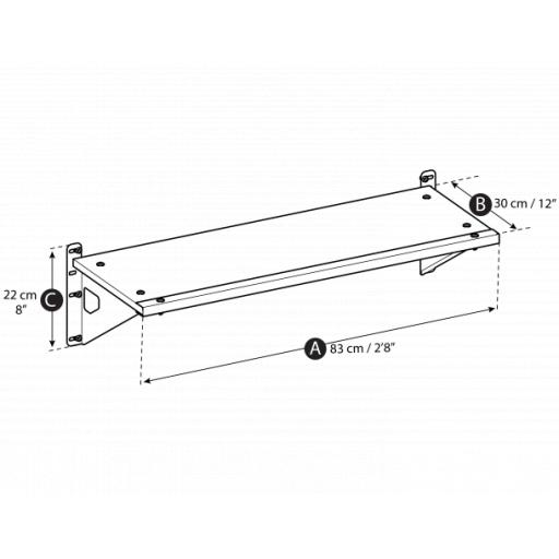 Skylight / Rubicon Storage Shelf Kit - 3 Pack
