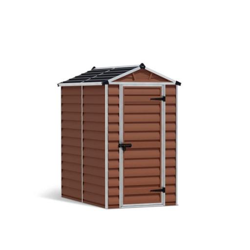 Skylight 4ft x 6ft Garden Shed - Amber Polycarbonate Panels
