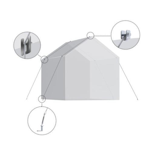 Anchoring Kit – Greenhouse / Skylight Sheds