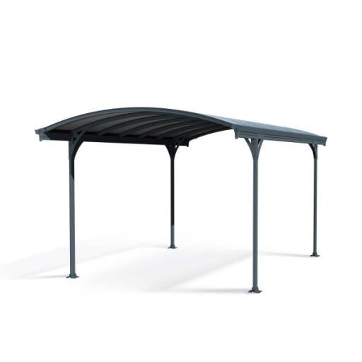 Vitoria 10ft x 17ft  Carport - Grey Aluminium