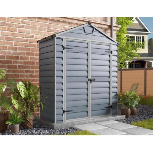 Skylight 6ft x 3ft Garden Shed - Amber Polycarbonate Panels