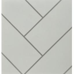 sample image of diagonal herringbone grouted tile panel