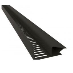 black soffit vent strip 5 meter