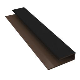 black soffit j trim 5 meter