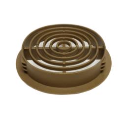 golden oak circular soffit vent 70mm freefoam