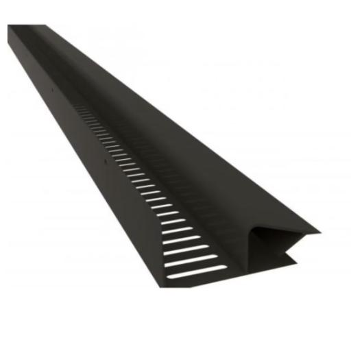 black soffit vent strip 5 meter