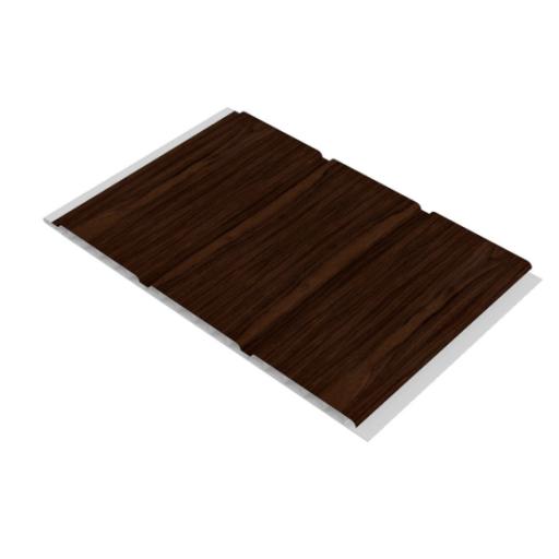 Rosewood 300mm x 10mm uPVC Hollow Soffit Board - 5m