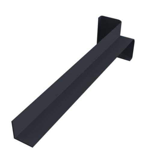 300mm freefoam internal fascia corner anthracite