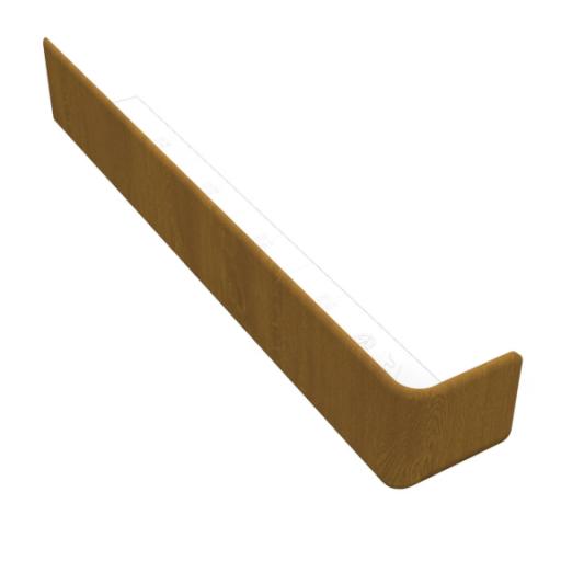 Freefoam Square Golden Oak Fascia Corners, Joints & Trims