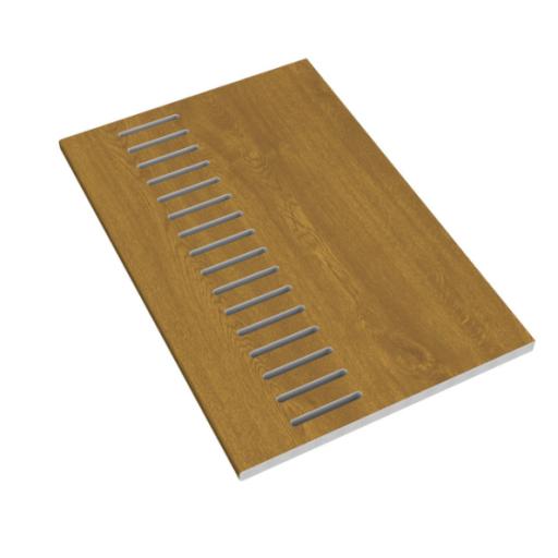 golden oak 10mm freefoam vented soffit 5 meter