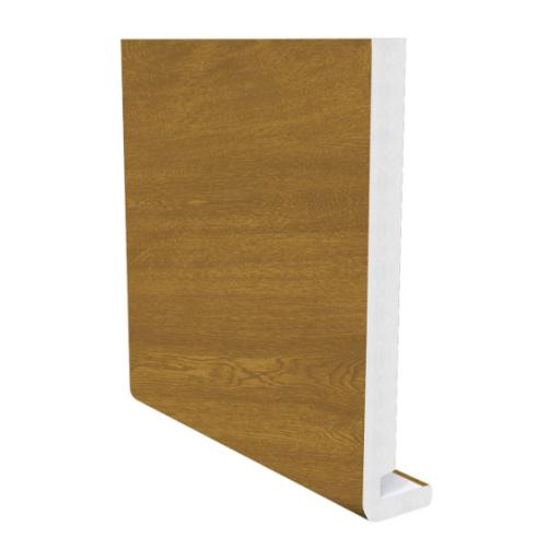 Golden Oak 18mm uPVC Replacement Fascia Board - 5m