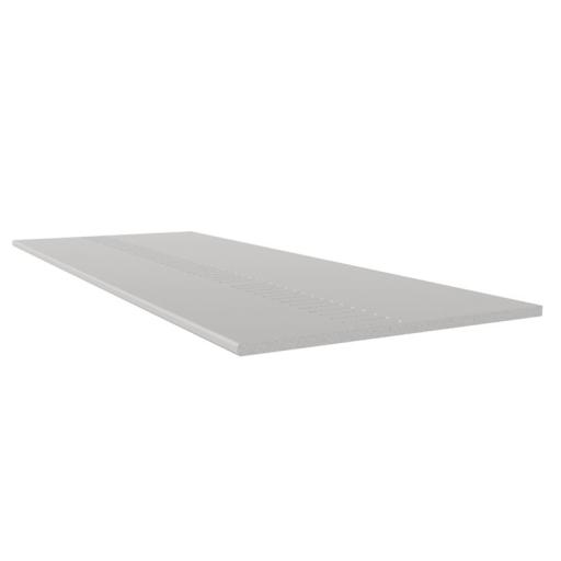 White 10mm uPVC Vented Soffit Board - 5m