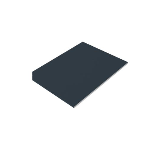 10mm plain soffit 5 meter freefoam anthracite greay foil