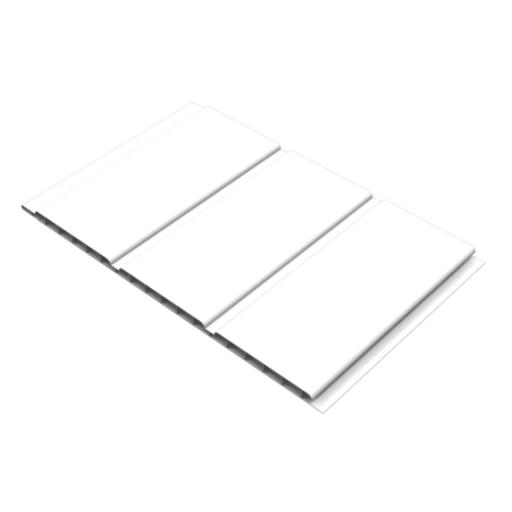 White 10mm uPVC Hollow Soffit - 5m