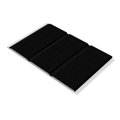 Black Ash 300mm x 10mm uPVC Hollow Soffit Board - 5m