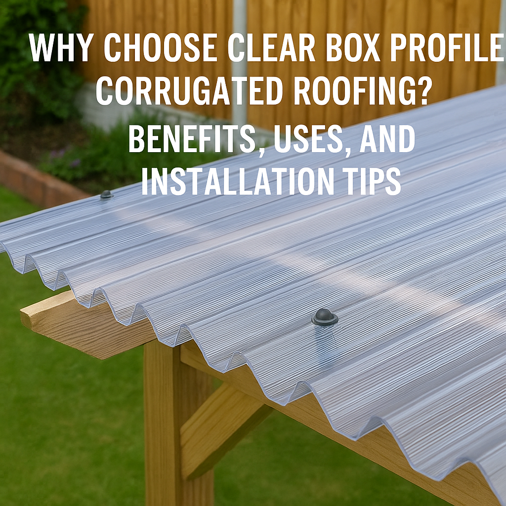 Why Choose Clear Box Profile Corrugated Roofing? Benefits, Uses, and Installation Tips