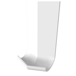 300mm 135' internal roundnose corner white