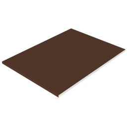 freefoam colormax leather brown 10mm soffit board 5 meter