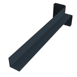 300mm anthracite grey 90 degree square internal corner 