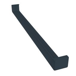 600mm anthracite grey square double joint trim