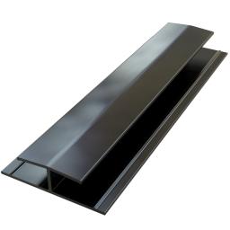 freefoam colormax 5 meter soffit board H joint trim black