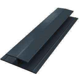 freefoam colormax 5 meter soffit board H joint trim anthracite