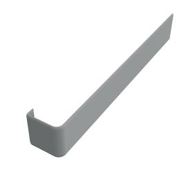 300mm storm grey square fascia joint