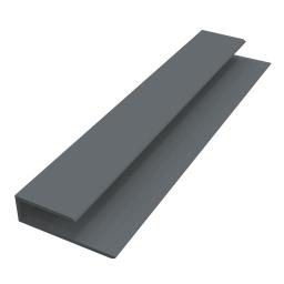 freefoam colormax 5 meter soffit board starter trim dark grey
