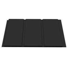 freefoam colormax 300mm tongue and groove 10mm hollow soffit black 5 meter