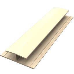 freefoam colormax 5 meter soffit board H joint trim sable
