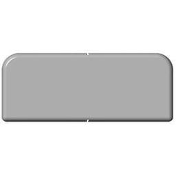 100mm square edge end cap freefoam