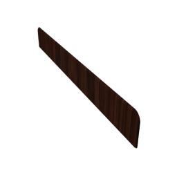 300mm long square edge window sill end cal rosewood freefoam