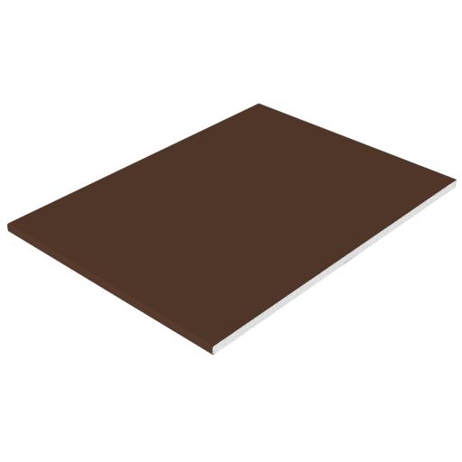 freefoam colormax leather brown 10mm soffit board 5 meter