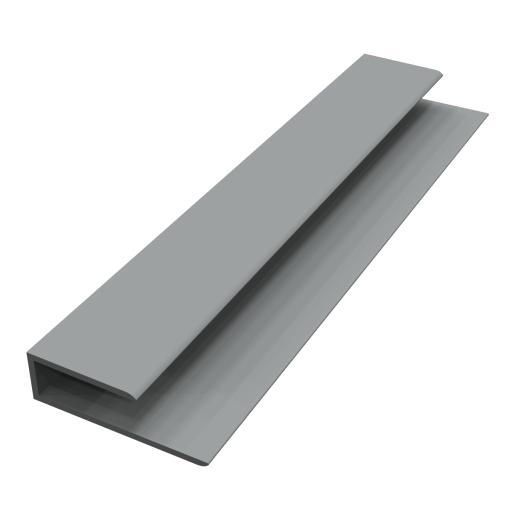 freefoam colormax 5 meter soffit board starter trim storm grey