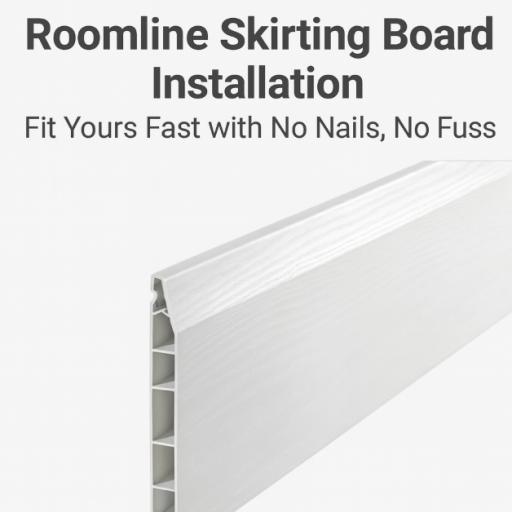 roomline skiting board installation